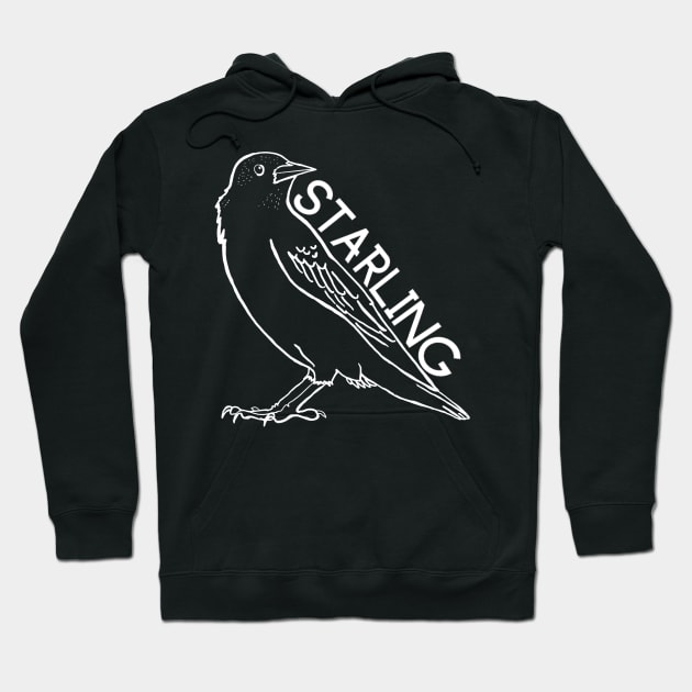 Starling Blackbird Hoodie by StarlingAmy